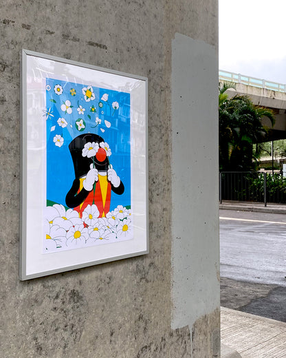 Watching the world spin (Silkscreen Print)