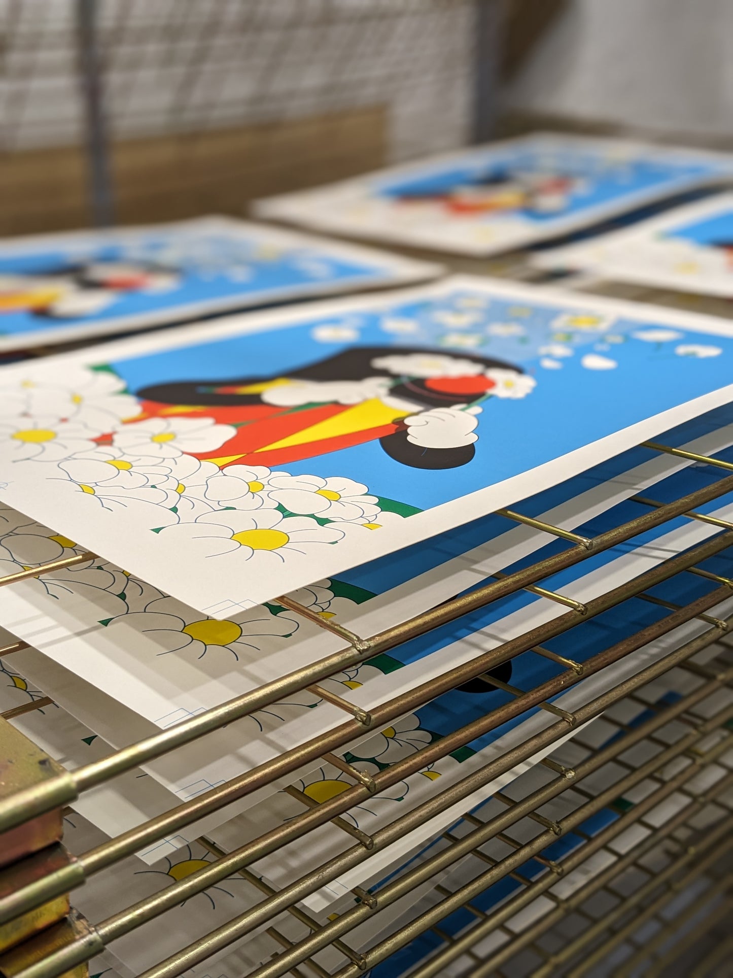 Watching the world spin (Silkscreen Print)